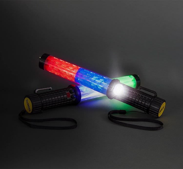 Bâton de signalisation multifonction 3 HI-Vision-LED-Hard-Baton-Lights-min