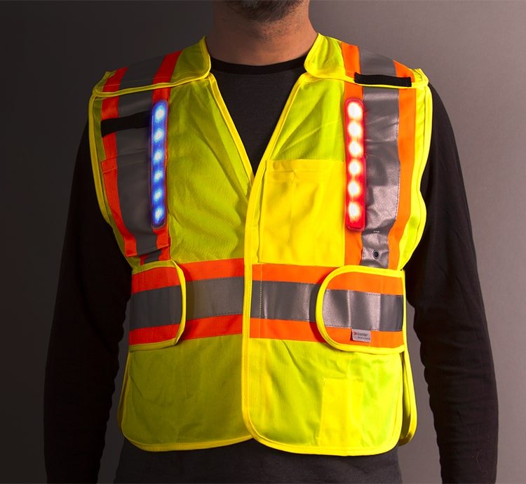 Gilet de sécurité haute visibilité 1 HI-Vision-LED-Safety-Vest-Law-Enforcement-main-min